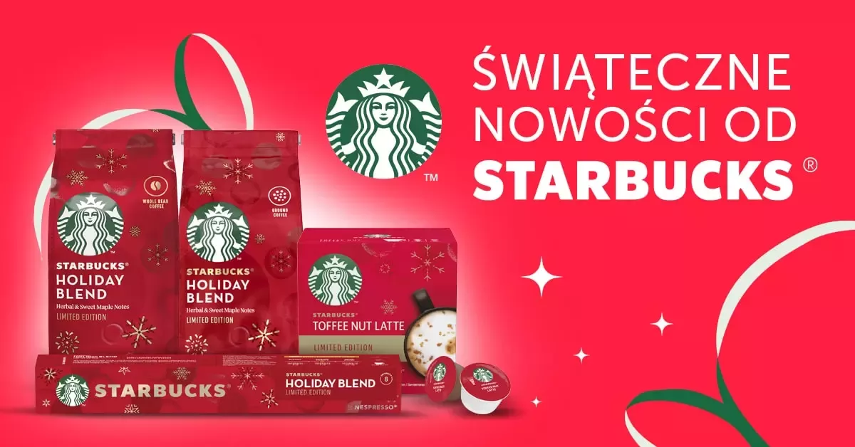 Nestlé prezentuje limitowaną edycję kaw Starbucks® na Święta