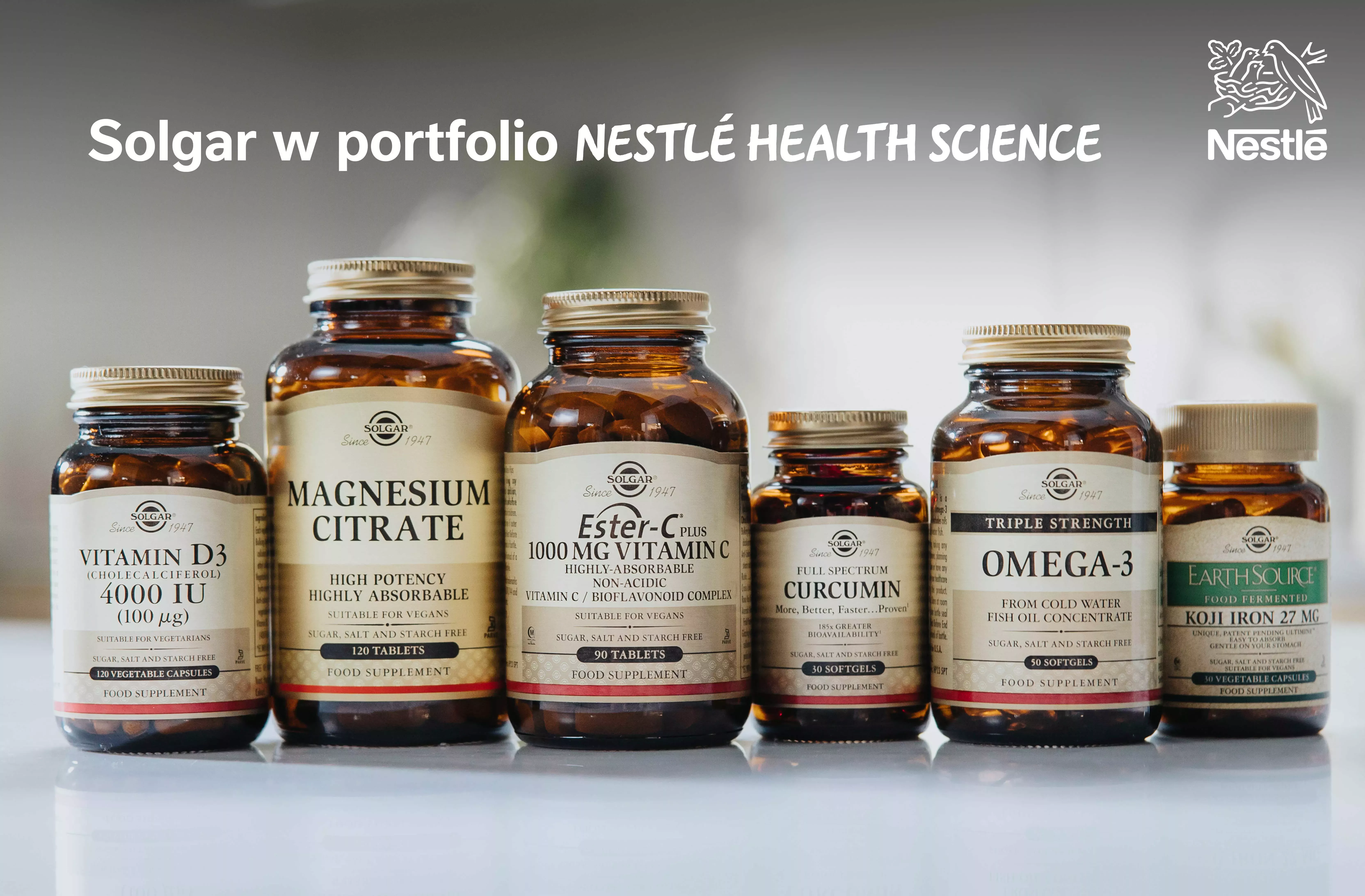 Solgar w portfolio Nestlé Health Science