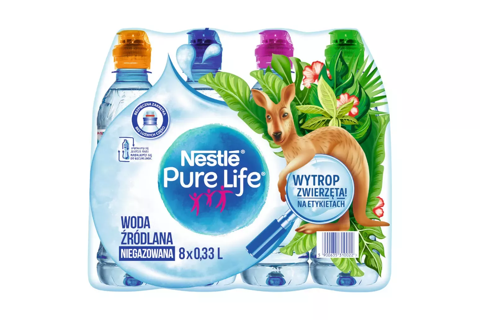 Nowe etykiety Nestlé Pure Life dla młodych odkrywców