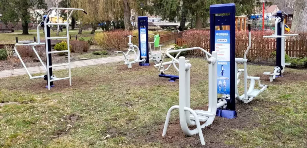 Siłownia plenerowa w Nałęczowie