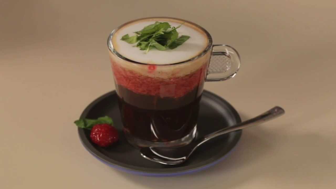 Nespresso - Przepis na "Kawę z lodami malinowymi"